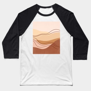 Abstract boho mountain landscape 2 Baseball T-Shirt